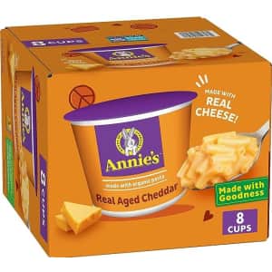 Annie's Real Aged Cheddar Microwave Mac & Cheese 8-Count for $7.12 via Sub. & Save