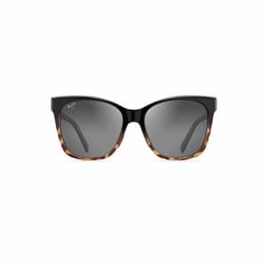 Maui Jim Women's Alekona Sunglasses, Black W/Tokyo Tort/Neutral Grey Polarized, Medium for $214 Maui Jim Women's Alekona Sunglasses, Black W/Tokyo Tort/Neutral Grey Polarized, Medium for $214