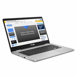 2019 ASUS Chromebook 14 FHD 1080P Display with Intel Dual Core Celeron Processor N3350, 4GB RAM, for $158