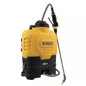 DeWalt 20V MAX Li-Ion 4-Gallon Powered Backpack Sprayer for $198