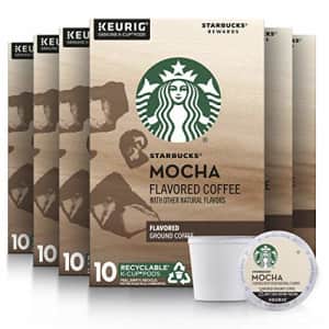 Starbucks Medium Roast K-Cup Coffee Pods Mocha for Keurig Brewers 6 boxes (60 pods total) for $82 Starbucks Medium Roast K-Cup Coffee Pods Mocha for Keurig Brewers 6 boxes (60 pods total) for $82