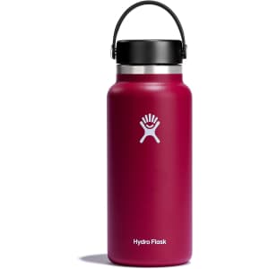 Hydro Flask 32-oz. Wide Mouth Bottle with Flex Cap for $24