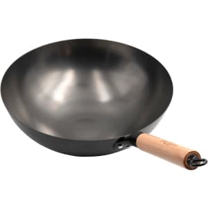 ChefSeason 12.6" Professional Carbon Steel Wok Pan for $90