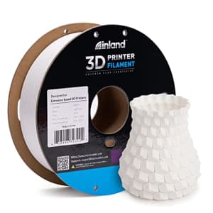Micro Center Inland PETG Filament 2.85mm, White PETG 3D Printer Filament, 3D Printing Filament for $16