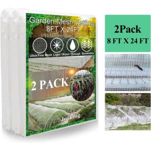 8x24-Foot Garden Netting 2-Pack for $22