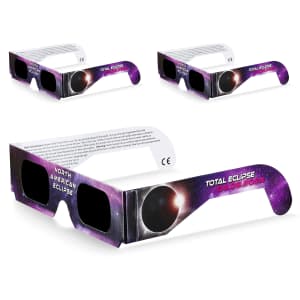 Walla! Solar Eclipse Glasses 3-Pack for $7