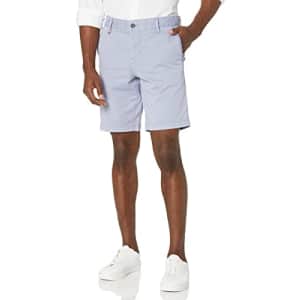 BOSS Men's Slim Fit Cotton Twill Shorts, Persian Violet, 40 for $25