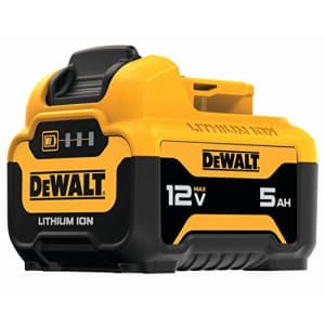 DEWALT DCB126 12V MAX* 5.0Ah Lithium Ion Battery for $51 DEWALT DCB126 12V MAX* 5.0Ah Lithium Ion Battery for $51