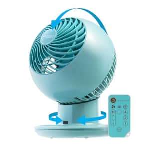 IRIS USA WOOZOO Compact Personal Oscillating Circulator Fan with Remote, Blue for $60 IRIS USA WOOZOO Compact Personal Oscillating Circulator Fan with Remote, Blue for $60