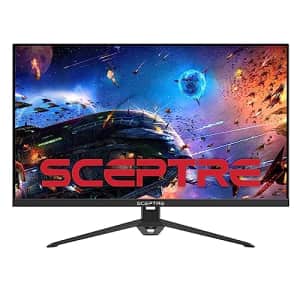 Sceptre 27-inch IPS Gaming Monitor up to 165Hz DisplayPort HDMI 300 Lux Build-in Speakers, Machine for $130