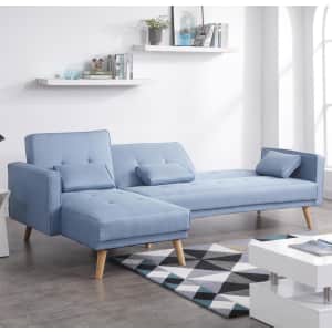 Nathaniel Home Modular Sleeper Sectional Sofa Bed w/ Detachable Chaise for $455 Nathaniel Home Modular Sleeper Sectional Sofa Bed w/ Detachable Chaise for $455