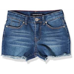 Calvin Klein Girls Cut-Off Denim Short, Boyfriend Authentic S20, 8 for $21 Calvin Klein Girls Cut-Off Denim Short, Boyfriend Authentic S20, 8 for $21