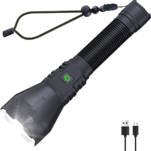 Driverwish Rechargeable LED Flashlight for $18