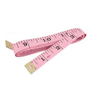 uxcell 1.5 Meters 60 Inch Soft Plastic Ruler Tailor Cloth Measure Tape Pink for $7