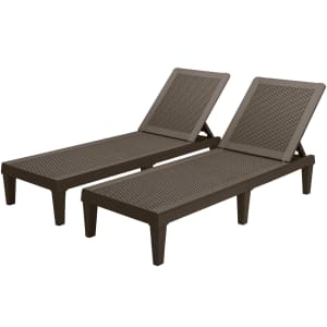 Devoko Patio Chaise Lounge Chair 2-Pack for $114