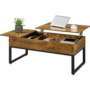Yaheetech Lift Top Coffee Table for $55