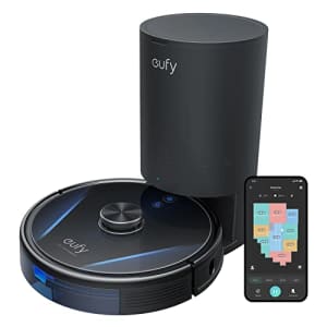 eufy RoboVac LR30 Hybrid+ Robot Vacuum Cleaner with Mop and Self Emptying Station, 60 Day Capacity, for $350