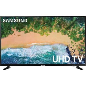 Samsung 43" 4K HDR LED UHD Smart TV for $165 Samsung 43" 4K HDR LED UHD Smart TV for $165
