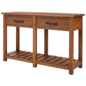 Home Decorators Collection Danforth 48" Wood Console Table for $280 Home Decorators Collection Danforth 48" Wood Console Table for $280