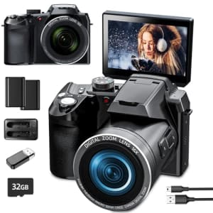 Mo 64MP 4K Digital Camera for $85