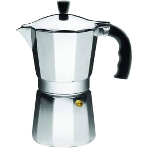 Imusa 3-Cup Moka Pot Stovetop Coffeemaker for $14