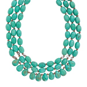 Silpada Drops of the Ocean Howlite Necklace for $20 Silpada Drops of the Ocean Howlite Necklace for $20