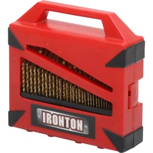 Ironton 115-Piece Titanium-Coated Drill Bit Set for $30