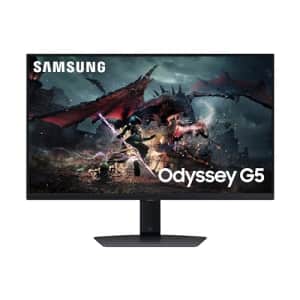 SAMSUNG 27-Inch Odyssey G50D Series QHD Fast IPS Gaming Monitor, 1ms, VESA DisplayHDR 400, 180Hz, for $230