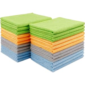Aidea 12" x 16" Microfiber Cleaning Cloth 24-Pack for $8