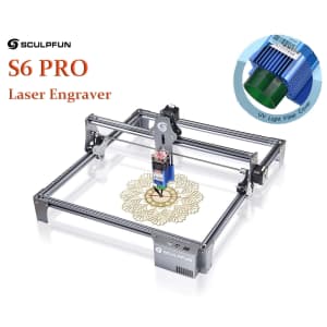 Sculpfun S6 Pro Laser Engraver for $215
