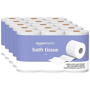 AmazonBasics 2-Ply Toilet Paper 30-Pack for $21 w/ Sub & Save