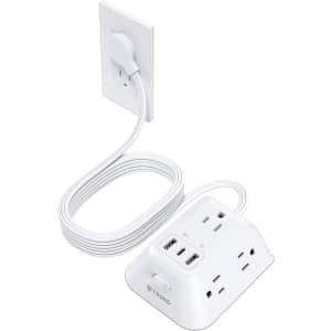 Trond 15-Foot 5-Outlet 3-USB Surge Protector Extension Cord for $18
