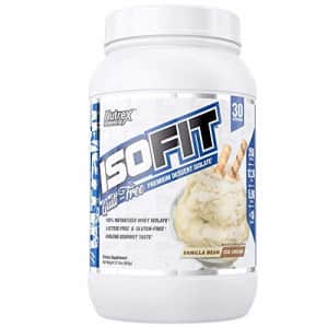 Nutrex Research IsoFit | Whey Protein Powder Instantized 100% Whey Protein Isolate | Muscle for $50