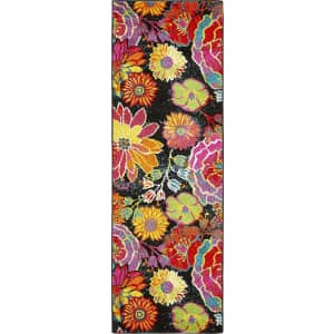 Unique Loom Lyon Collection Floral Runner Rug for $22 Unique Loom Lyon Collection Floral Runner Rug for $22