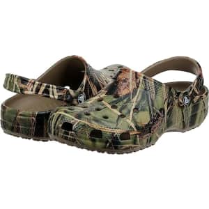 Crocs Adults' Classic Realtree Clogs for $30