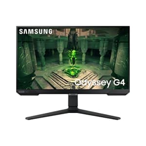SAMSUNG Odyssey G4 Series 25-Inch FHD Gaming Monitor, IPS, 240Hz, 1ms, G-Sync Compatible, AMD for $285