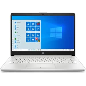 HP 14-CF2033 14" 4GB 128GB eMMC Pentium Silver N5030 1.1GHz Win10S,Natural Silver for $320