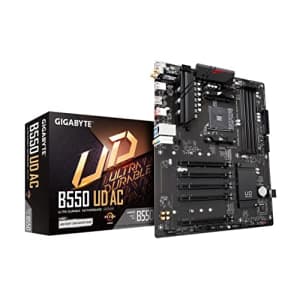 GIGABYTE B550 UD AC (AM4/ AMD/ B550/ ATX/Dual M.2/ SATA 6Gb/s/USB 3.2 Gen 2/ Intel for $86