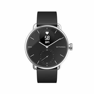Withings ScanWatch - Hybrid Smartwatch with ECG, Heart Rate Sensor and Oximeter (Black, 38mm) for $300