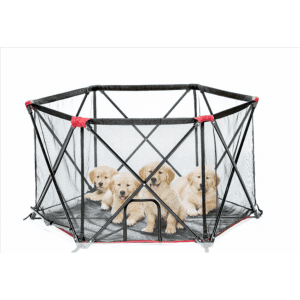 Woot Home Garage Sale. We've pictured the 6-Panel Portable Pet Pen for $67, it's $23 off.