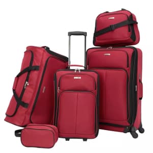 Tag Ridgefield 5-Piece Softside Luggage Set for $70