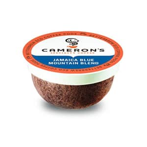 Cameron's Coffee Single Serve Pods, Jamaica Blue Mountain Blend, 12 Count (Pack of 6) for $36 Cameron's Coffee Single Serve Pods, Jamaica Blue Mountain Blend, 12 Count (Pack of 6) for $36