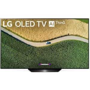 LG B9 65" 4K HDR OLED UHD Smart TV (2019) for $1,498