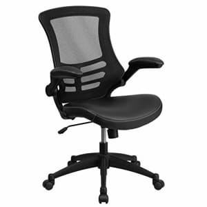 Flash Furniture Mid-Back Mesh with LeatherSoft Seat Desk Chair for $122