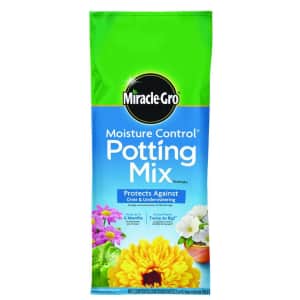 Miracle-Gro Moisture Control Flower Potting Mix 2-Cu. Ft. Bag for $13 for members