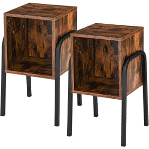 Yitahome End Table / Nightstand 2-Pack for $50
