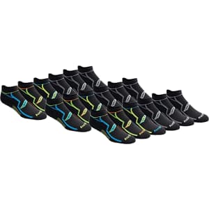 Saucony Men's Bolt Performance Comfort Fit No-Show Socks 18-Pack for $23