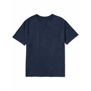 Amazon Brand - Goodthreads Men's Big & Tall The Perfect V-Neck Pocket T-Shirt, Washed Navy, 4X for $20 Amazon Brand - Goodthreads Men's Big & Tall The Perfect V-Neck Pocket T-Shirt, Washed Navy, 4X for $20