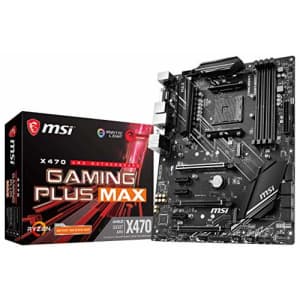 MSI Performance Gaming AMD X470 Ryzen 2ND and 3rd Gen AM4 DDR4 DVI HDMI Onboard Graphics CFX ATX for $134