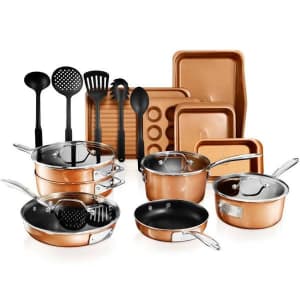 Gotham Steel StackMaster 21-Piece Cookware Set for $100 Gotham Steel StackMaster 21-Piece Cookware Set for $100
